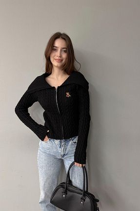 رویه مشکی زنانه اکریلیک lizge giyim - کد 901304704