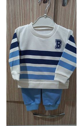 ست بالاتنه و پائین تنه آبی بچه گانه تریکو Butik - کد 900192279