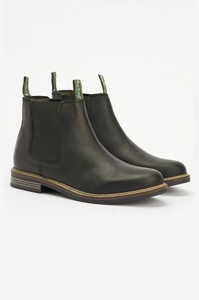 بوت / نیم بوت مشکی مردانه پاشنه تخت Barbour - کد 768062293