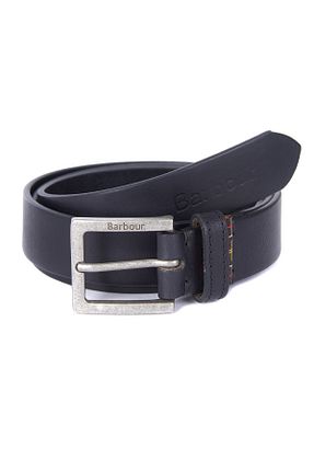 کمربند مشکی زنانه چرم خالص Barbour - کد 135472538