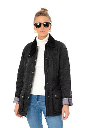 کاپشن مشکی زنانه رگولار Barbour - کد 47319693