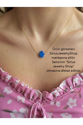 گردنبند نقره طلائی زنانه 925 عیار SİRİUS - کد 834739081