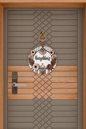 تزئینات درب بژ چوب Rugmood - کد 900232037