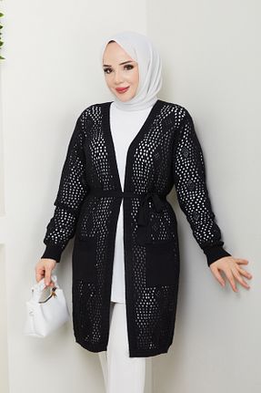 رویه حجاب مشکی رگولار Pamuk Butik - کد 900254045