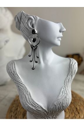 گوشواره جواهر طوسی زیرکن SEDEF TAKI - کد 900269621