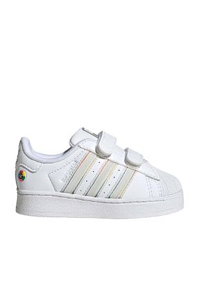 کفش اسنیکر سفید بچه گانه پارچه ای adidas - کد 900169281