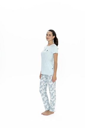 ست لباس راحتی آبی زنانه طرح دار U.S. Polo Assn. - کد 900414218