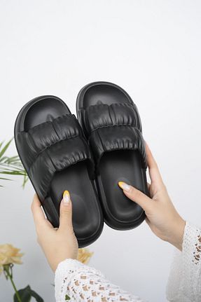 دمپائی مشکی زنانه EVA Moda Frato - کد 651393383
