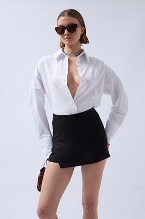 دامن مشکی زنانه پنبه ای Black Fashion - کد 901442261