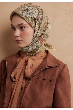 روسری قهوه ای مودال Fresh - کد 900289763