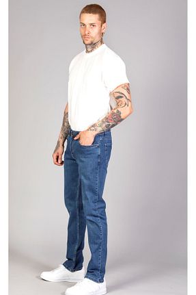 شلوار جین آبی مردانه پاچه لوله تفنگی LTC Jeans - کد 900291132
