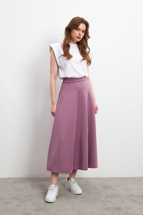 دامن زرشکی زنانه بافتنی Yefrastore - کد 900298903