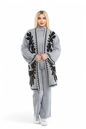 ست بالاتنه و پائین تنه طوسی زنانه تریکو NEWCO - کد 900354869