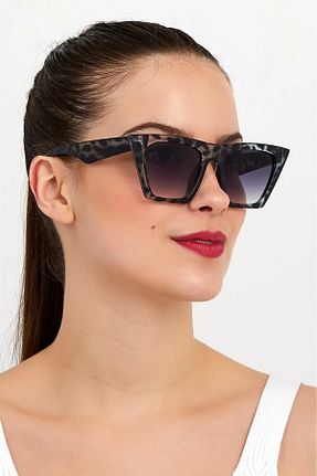 عینک آفتابی طوسی زنانه 50 LUPİX - کد 900298018