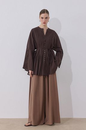 شلوار قهوه ای زنانه بافتنی Moca - کد 900344256