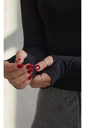 بلوز مشکی زنانه ساده Centeno - کد 885697246