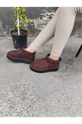 بوت / نیم بوت قهوه ای زنانه پارچه ای PASADAMODA - کد 900303009