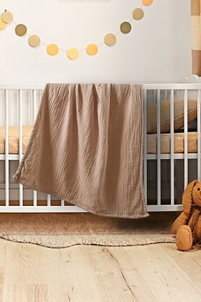 پارچه موسیلین بژ Cottonest - کد 901586643