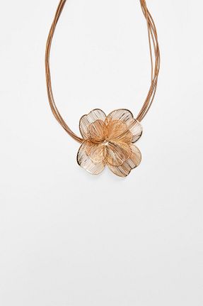 گردنبند جواهر طلائی زنانه آهن Stradivarius - کد 900305485