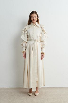 لباس نباتی زنانه بافتنی Ahel Tasarım - کد 900308055