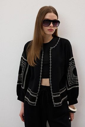 پیراهن مشکی زنانه رگولار LEVURE - کد 900304712