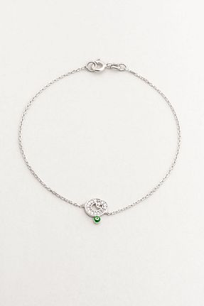 دستبند نقره سبز زنانه 925 عیار So Chic - کد 924282307