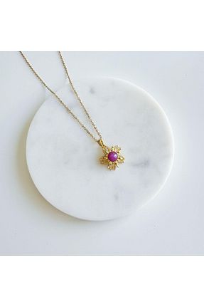 گردنبند استیل ( فولاد ) طلائی زنانه استیل (فولاد) VenüsDesign - کد 839541853