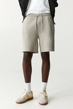 شلوارک و برمودا سبز مردانه پنبه ای Pull & Bear - کد 900379868