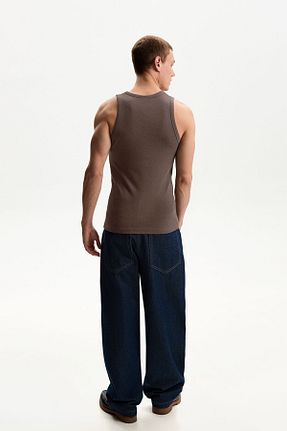 تیشرت قهوه ای مردانه رگولار Bershka - کد 900374937