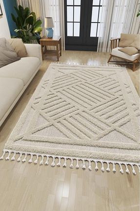 فرش بژ آنتی باکتریال Livset - کد 856019921