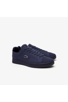 کفش اسنیکر سرمه ای مردانه بند دار Lacoste - کد 843637631