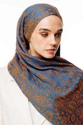 شال نارنجی زنانه کشمیر Mooncorn - کد 900392551