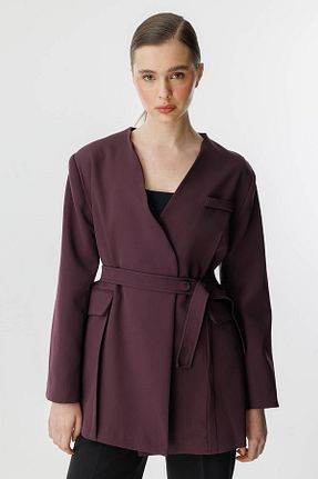 کت حجاب زرشکی رگولار Hooopstore - کد 900382484
