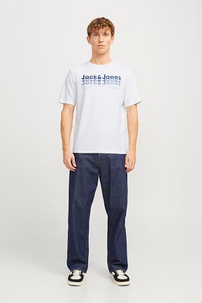 تیشرت سفید مردانه رگولار Jack & Jones - کد 900378685