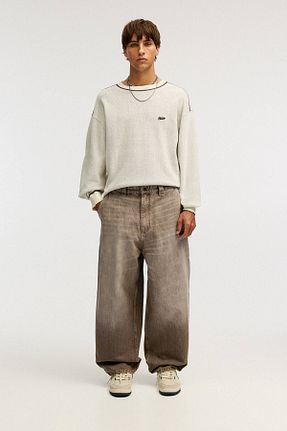 شلوار جین آبی مردانه پاچه لوله تفنگی Pull & Bear - کد 897920494