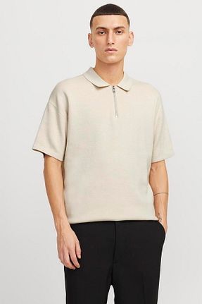 تیشرت بژ مردانه Relaxed Jack & Jones - کد 901748146