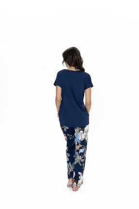 ست لباس راحتی سرمه ای زنانه گلدار U.S. Polo Assn. - کد 900384233