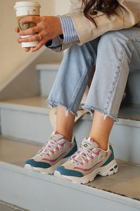کفش اسنیکر آبی زنانه بند دار SOLAZER - کد 803238223
