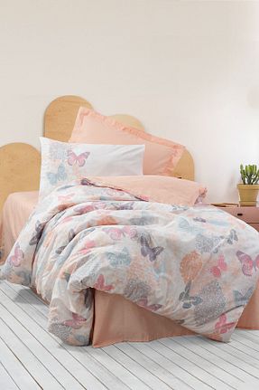 روتختی تک نفره صورتی پنبه ای Cotton Box - کد 350230494