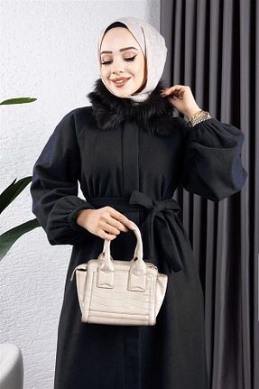 کاپشن حجاب مشکی زنانه سایز بزرگ Genel Markalar - کد 901760276