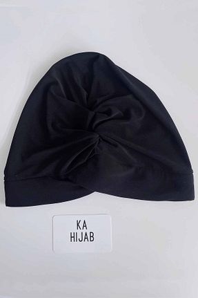 کلاه شنای حجاب مشکی زنانه Ka Hijab - کد 262111803