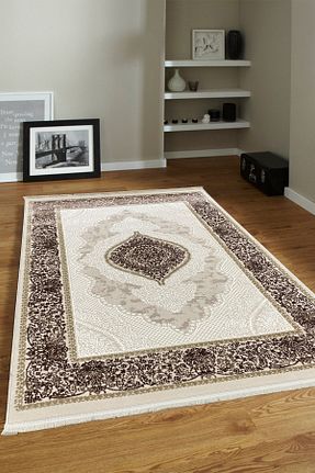 فرش قهوه ای آنتی آلرژی ünalcarpet - کد 900436807