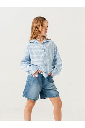 شلوارک و برمودا آبی بچه گانه Straight GİYİCEM TEKSTİL - کد 901817112