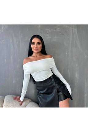 بلوز سفید زنانه ساده beri fashion - کد 899391900