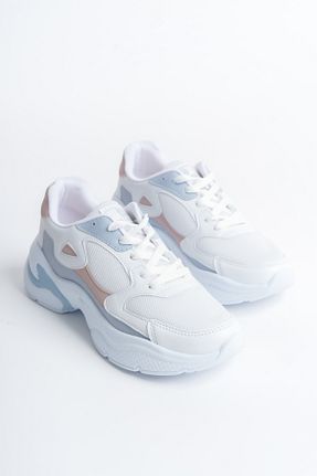 کفش اسنیکر صورتی زنانه بند دار lavishoes - کد 900481098