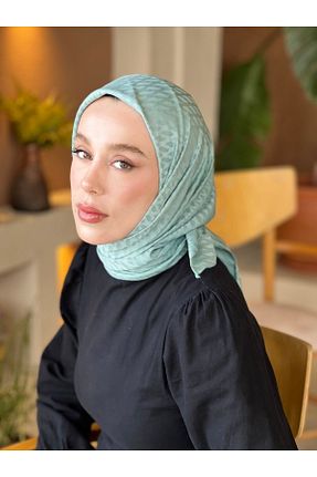 روسری سبز پنبه ای Modakaşmir - کد 900490632