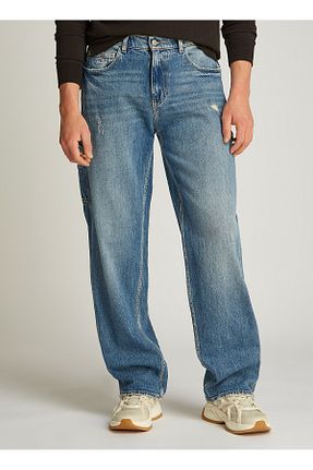 شلوار جین سفید مردانه پاچه لوله تفنگی Tommy Jeans - کد 900490062