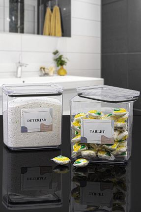 ظرف نگهداری قهوه ای پلاستیک Okyanus Home - کد 366353905
