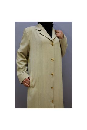 مانتو بلند بژ زنانه پلی استر SELAM - کد 313506261