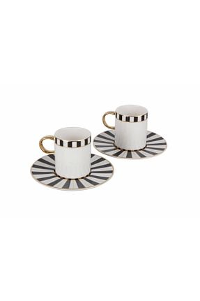 فنجان قهوه سفید 6 نفره Porland - کد 35635300